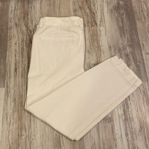 *4 for $20* Ankle length white jeans straight leg mid rise